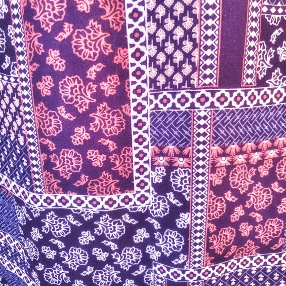 Violet & Claire Floral Sleeveless Top Multi Colored Size S - Picture 5 of 11